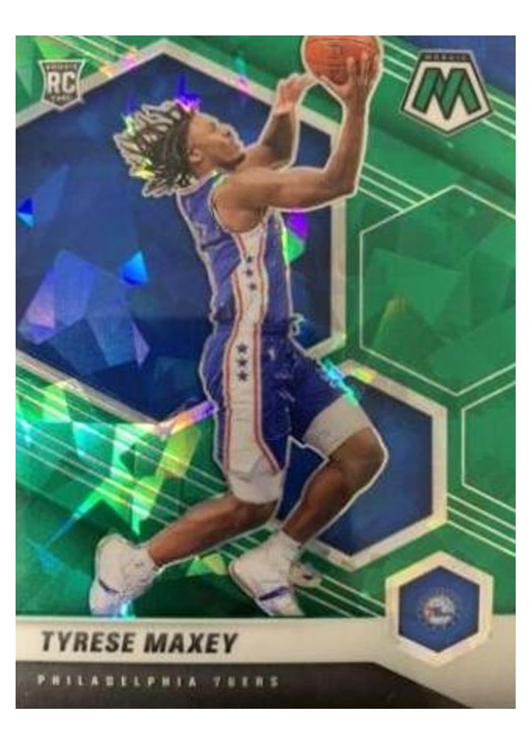 2020 Panini Mosaic Tyrese Maxey #203 card