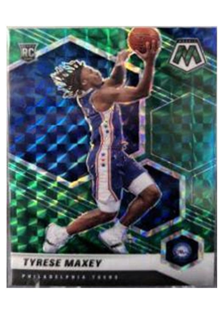 2020 Panini Mosaic Tyrese Maxey #203 card