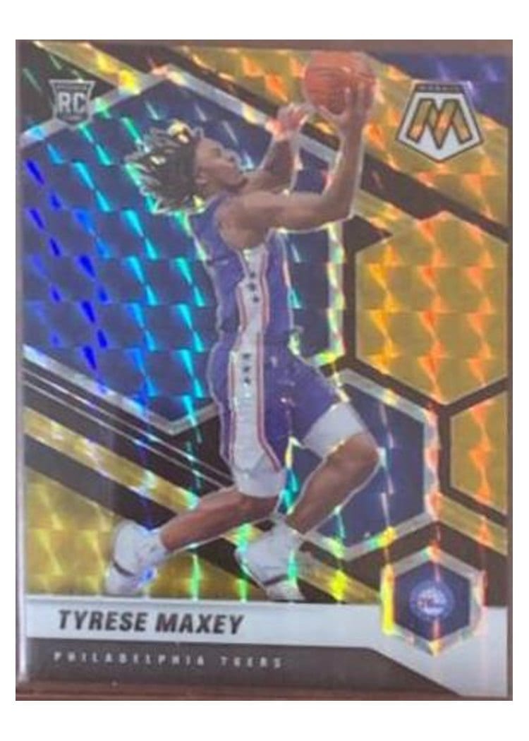 2020 Panini Mosaic Tyrese Maxey #203 card