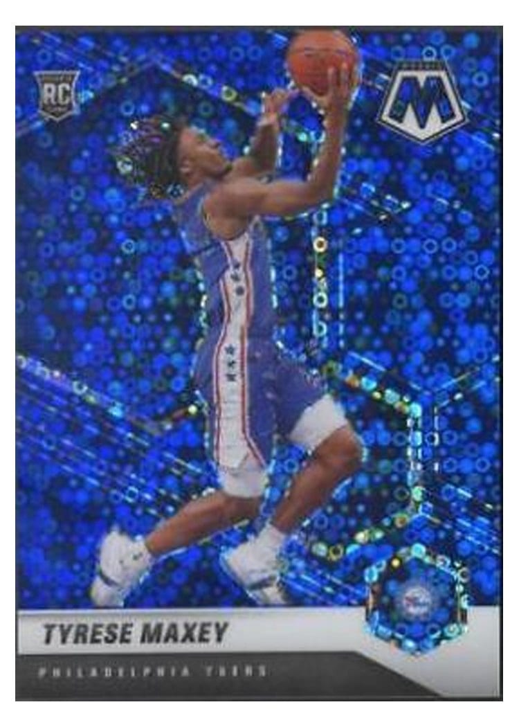 2020 Panini Mosaic Tyrese Maxey #203 card