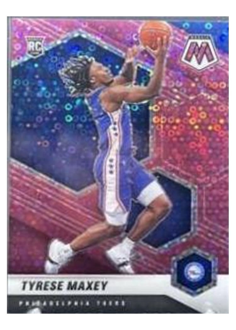 2020 Panini Mosaic Tyrese Maxey #203 card