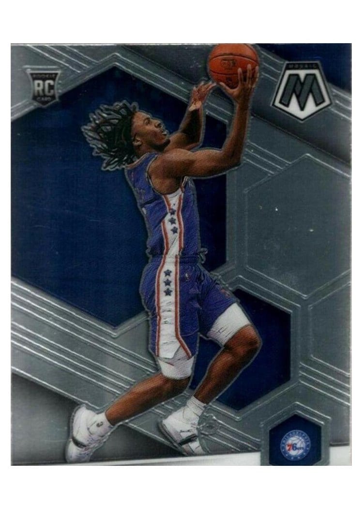 2020 Panini Mosaic Tyrese Maxey #203 card