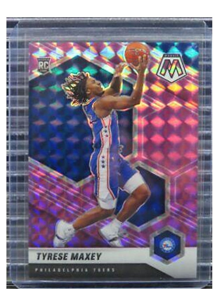 2020 Panini Mosaic Tyrese Maxey #263 card