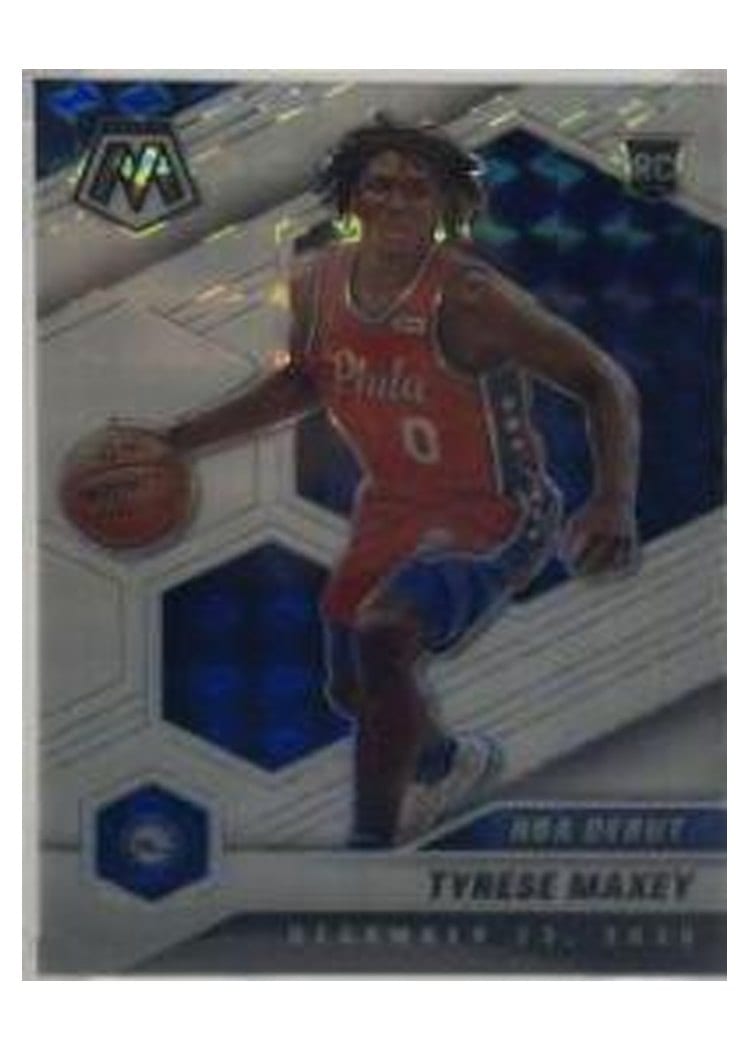 2020 Panini Mosaic Tyrese Maxey #263 card
