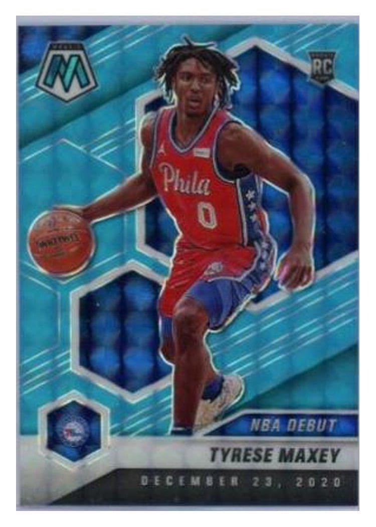 2020 Panini Mosaic Tyrese Maxey #263 card