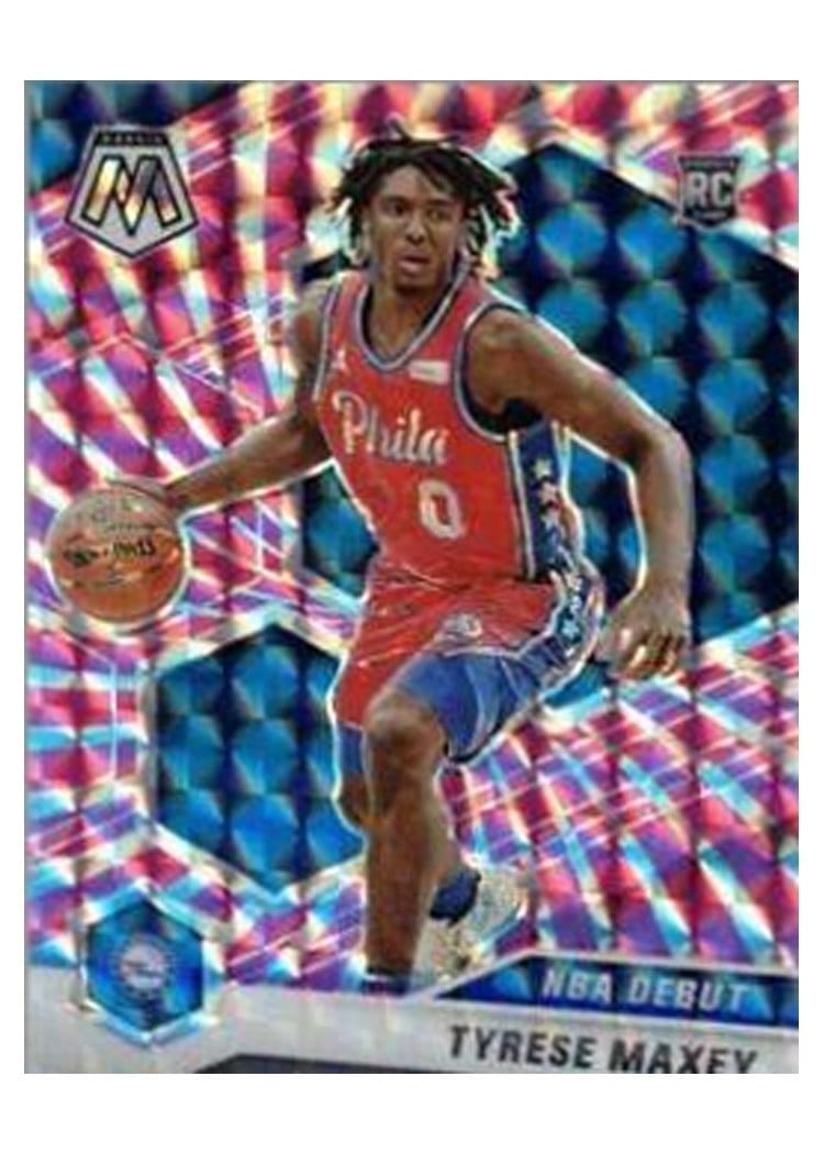 2020 Panini Mosaic Tyrese Maxey #263 card