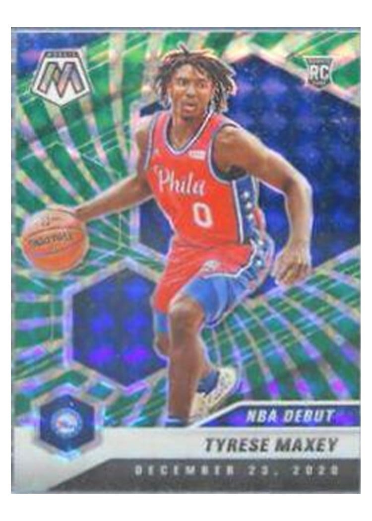 2020 Panini Mosaic Tyrese Maxey #263 card