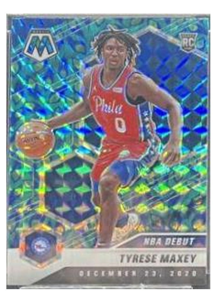 2020 Panini Mosaic Tyrese Maxey #263 card