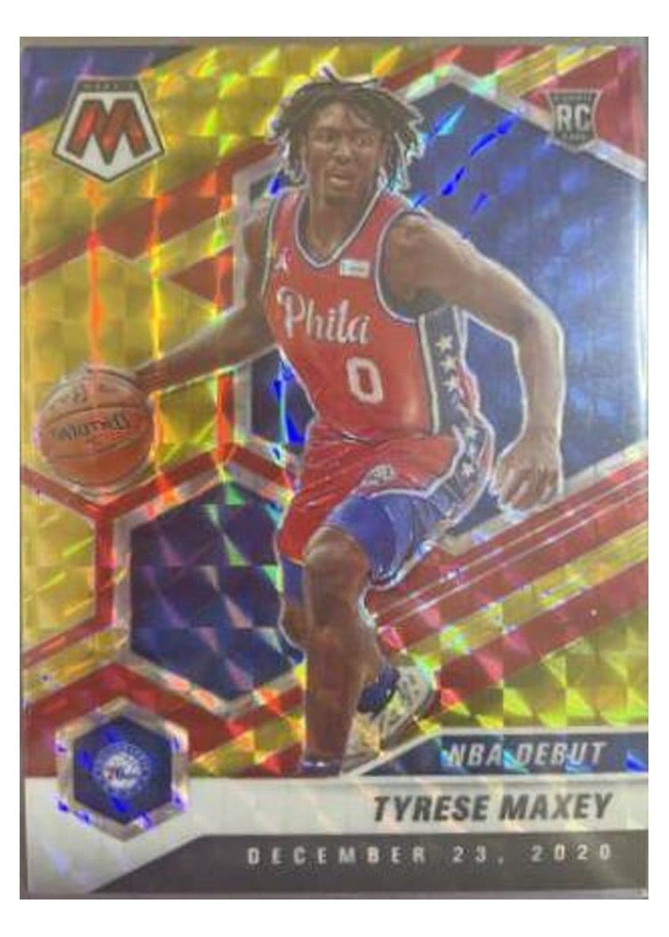2020 Panini Mosaic Tyrese Maxey #263 card