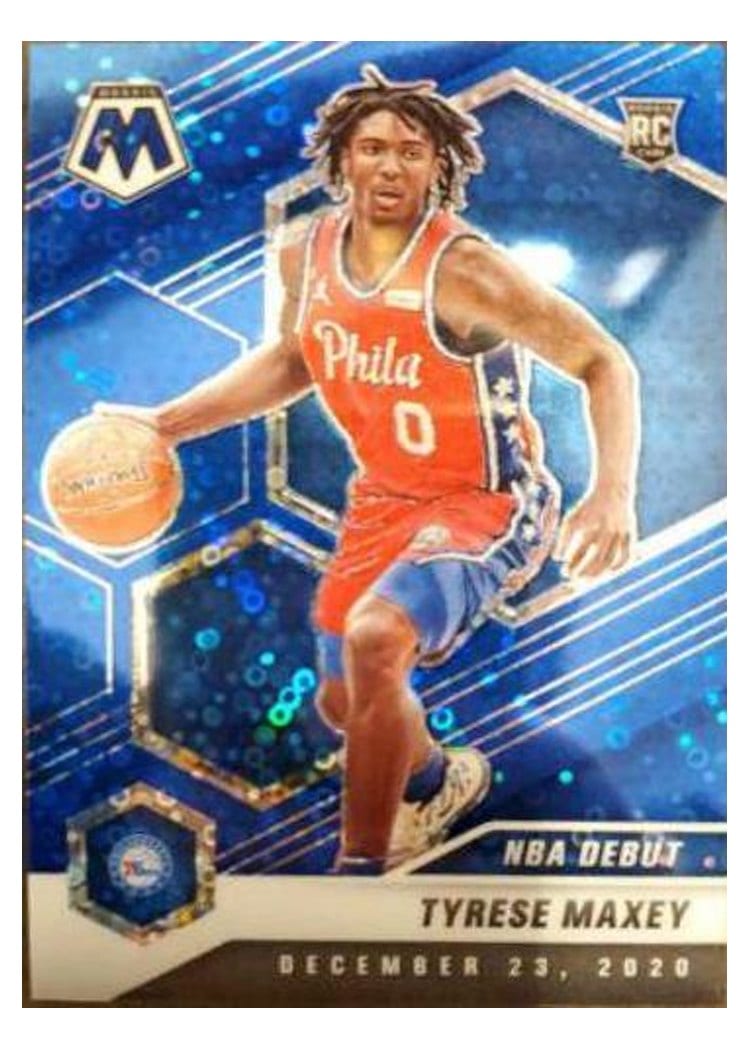 2020 Panini Mosaic Tyrese Maxey #263 card