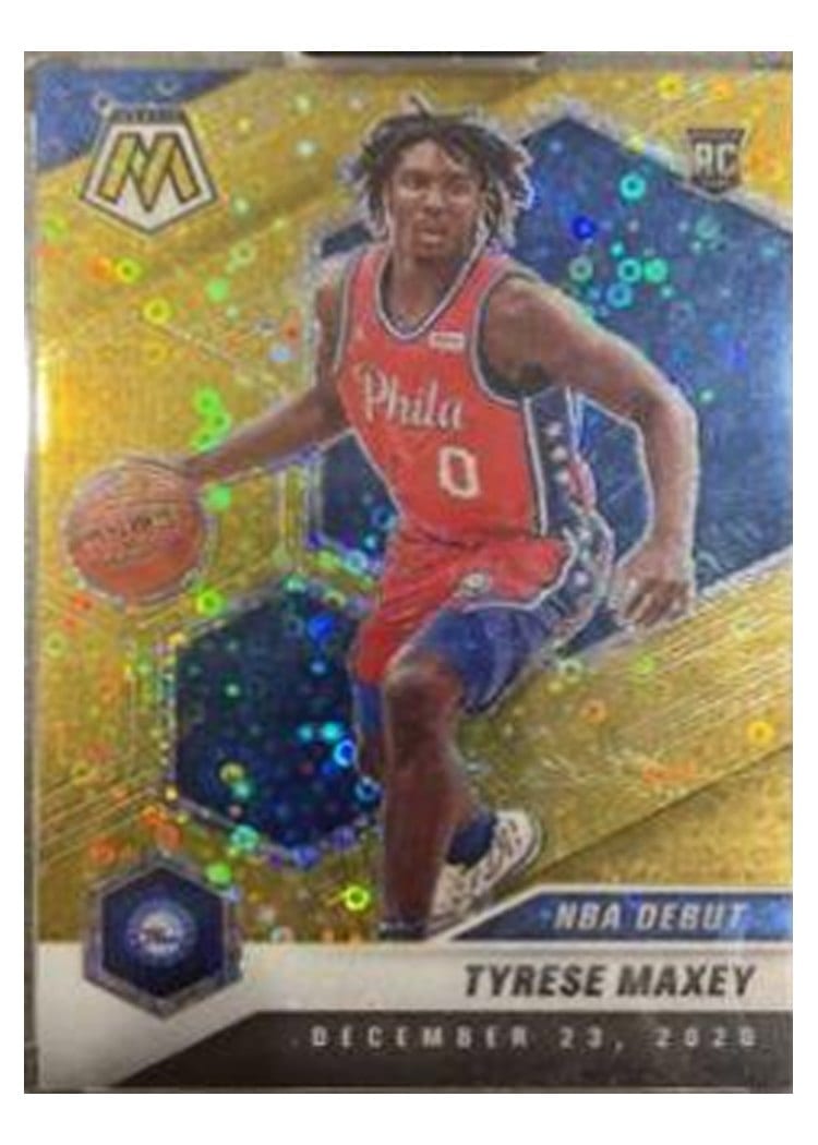 2020 Panini Mosaic Tyrese Maxey #263 card