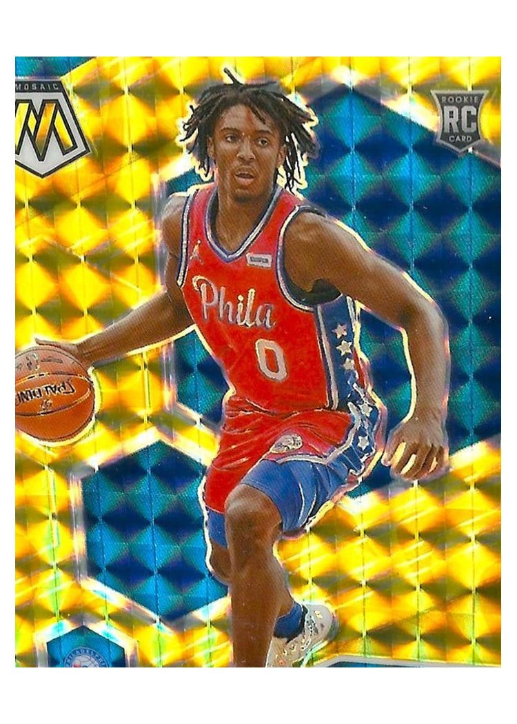 2020 Panini Mosaic Tyrese Maxey #263 card