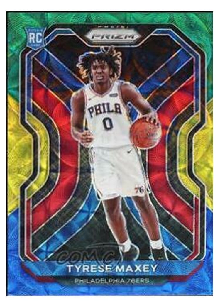 2020 Panini Prizm Tyrese Maxey #256 card