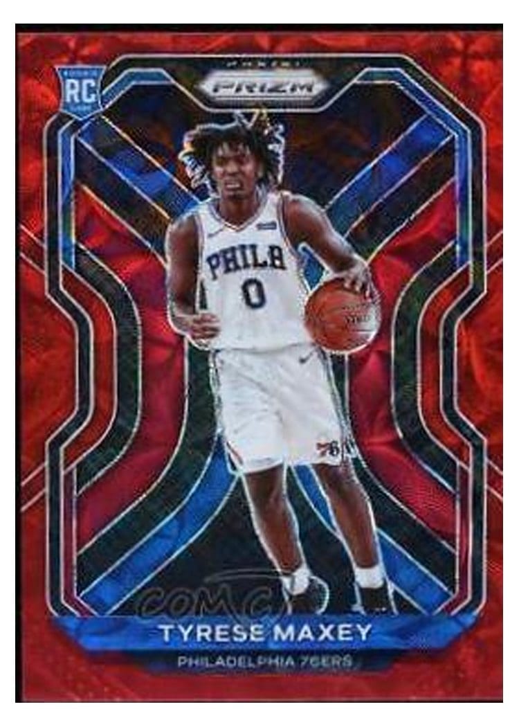 2020 Panini Prizm Tyrese Maxey #256 card