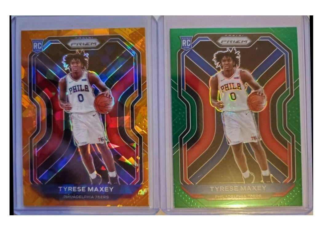 2020 Panini Prizm Tyrese Maxey #256 card