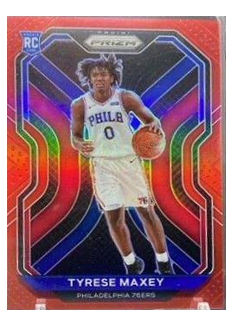 2020 Panini Prizm Tyrese Maxey #256 card