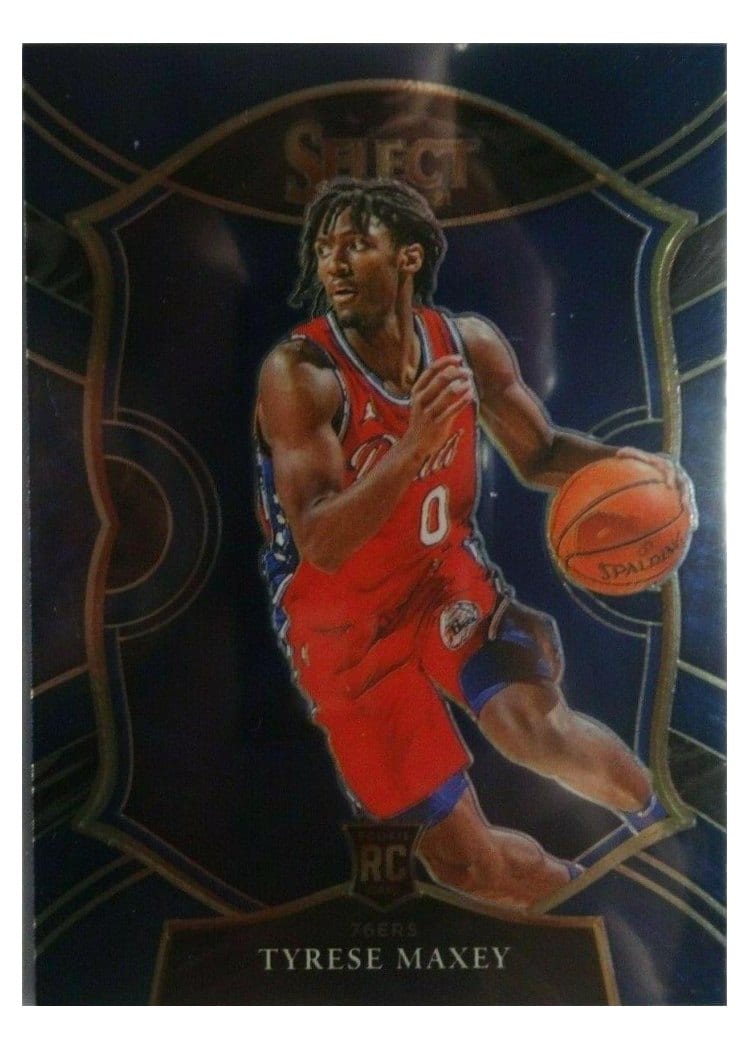 2020 Panini Select Tyrese Maxey #81 card