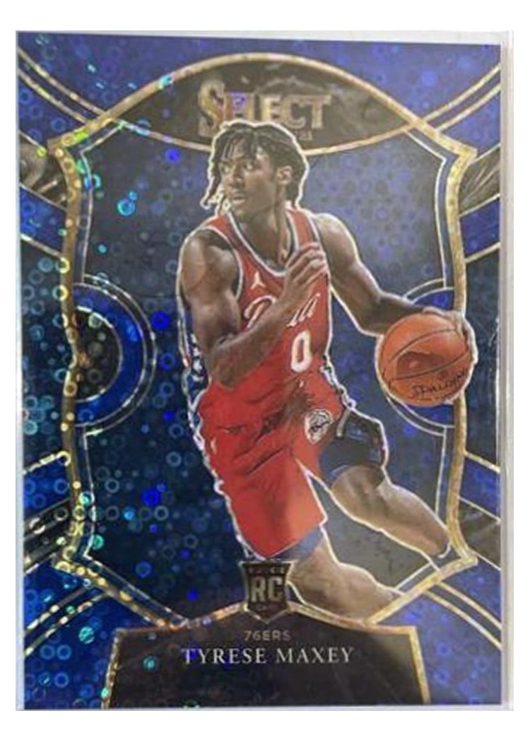2020 Panini Select Tyrese Maxey #81 card