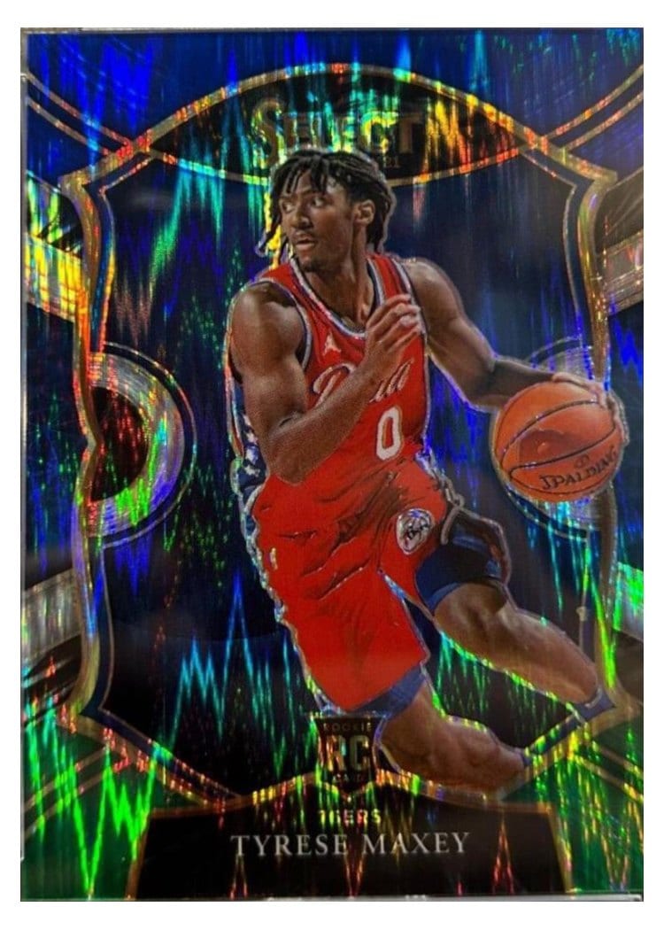 2020 Panini Select Tyrese Maxey #81 card