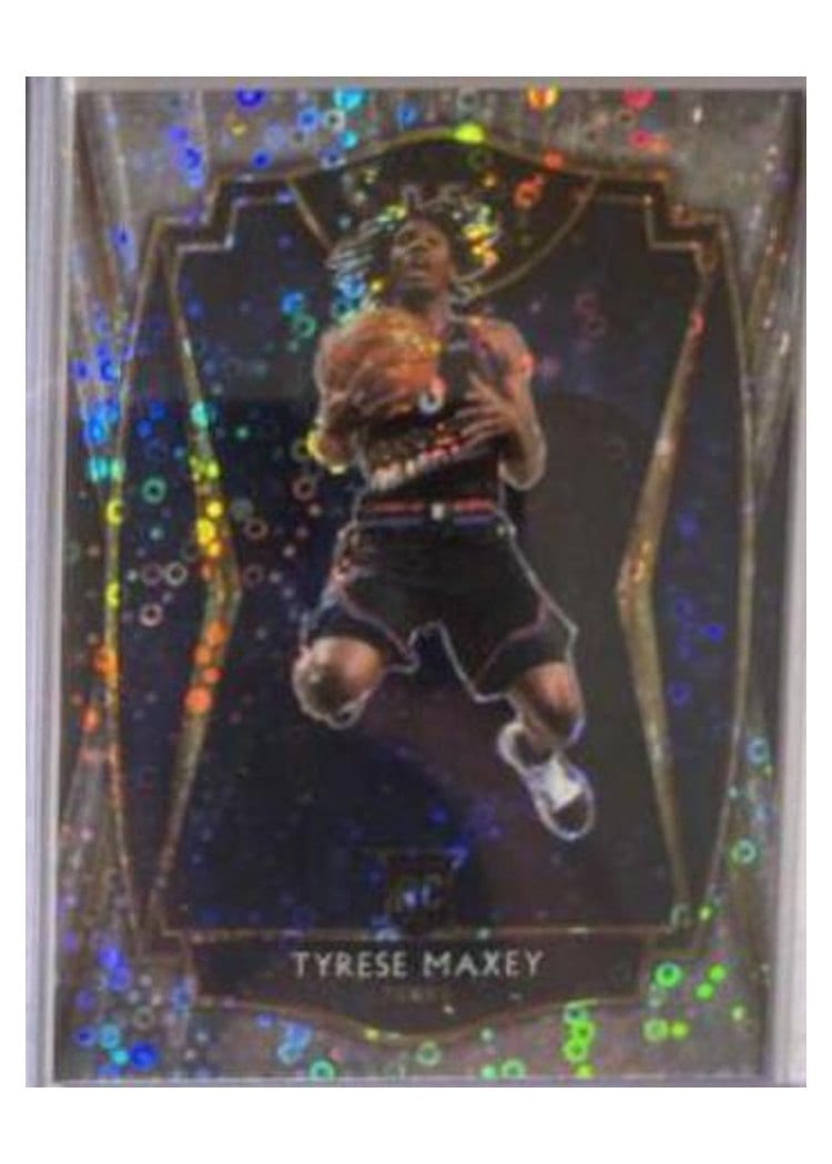 2020 Panini Select Tyrese Maxey #81 card