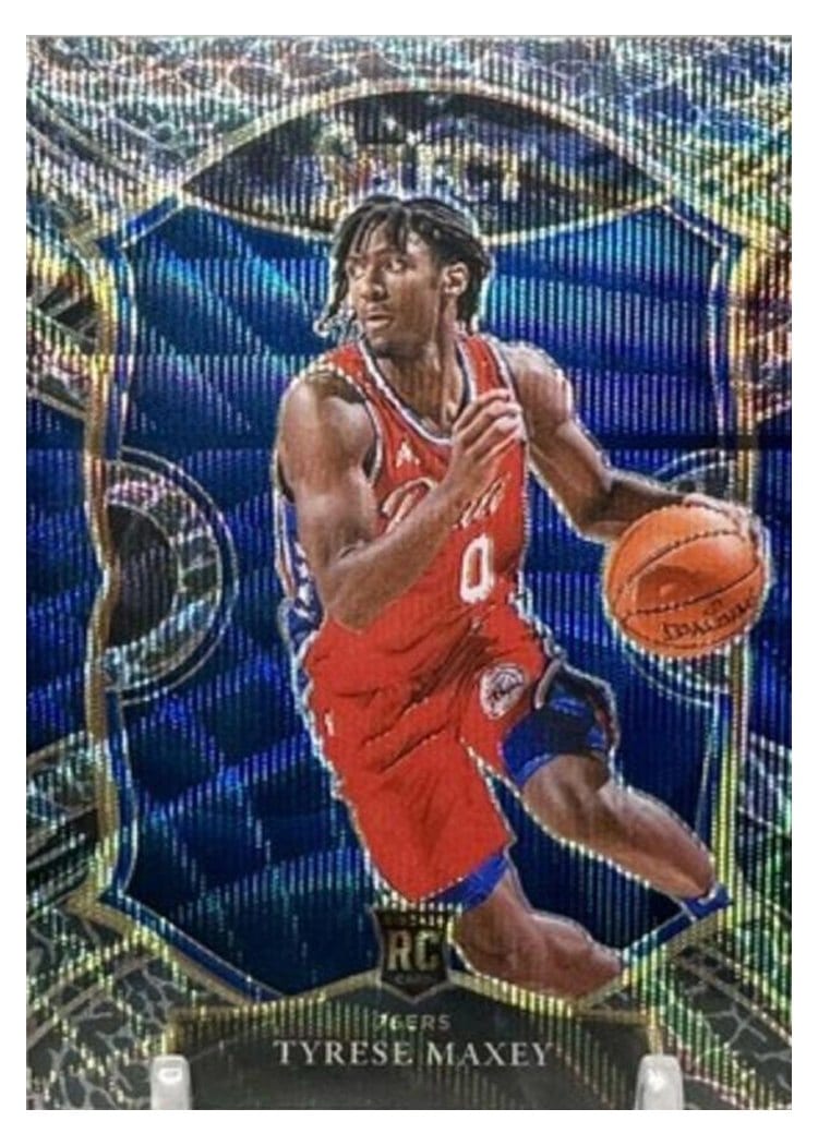 2020 Panini Select Tyrese Maxey #81 card