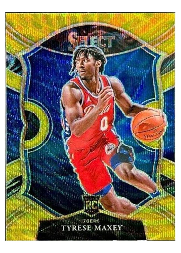 2020 Panini Select Tyrese Maxey #81 card