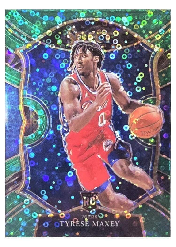 2020 Panini Select Tyrese Maxey #81 card