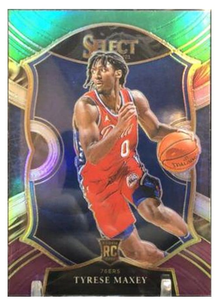 2020 Panini Select Tyrese Maxey #81 card