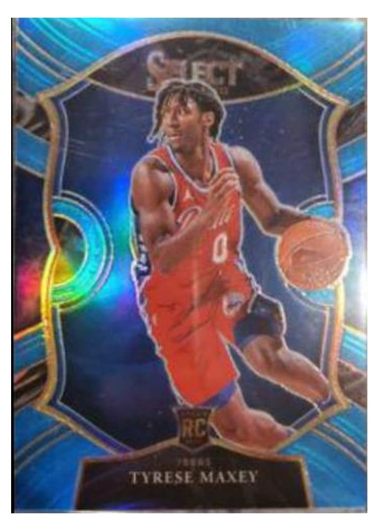 2020 Panini Select Tyrese Maxey #81 card