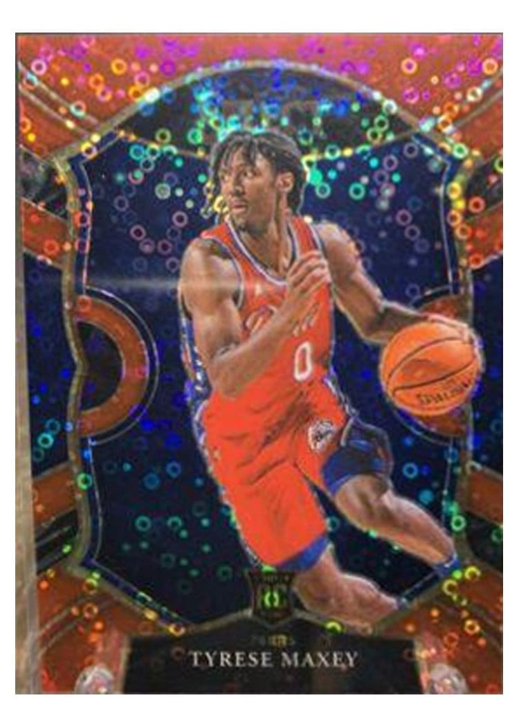 2020 Panini Select Tyrese Maxey #81 card