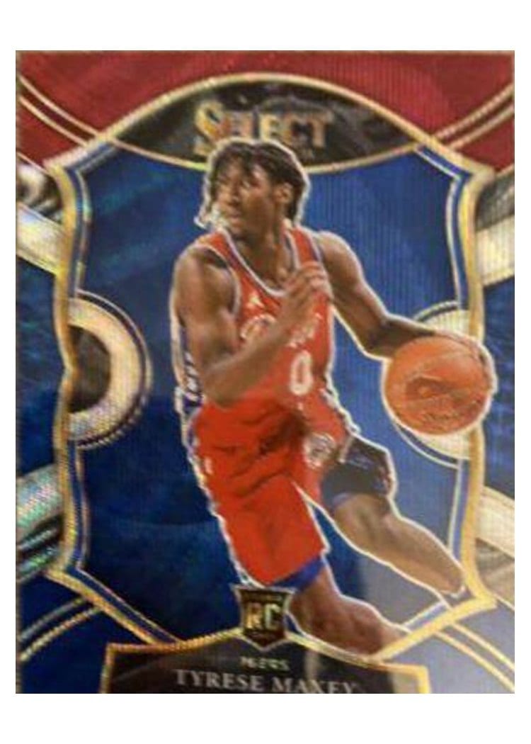 2020 Panini Select Tyrese Maxey #81 card