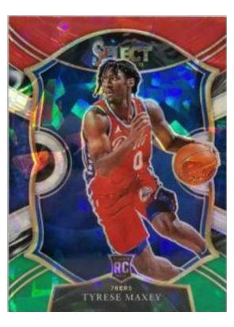 2020 Panini Select Tyrese Maxey #81 card