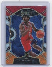 2020 Panini Select Tyrese Maxey #81 card
