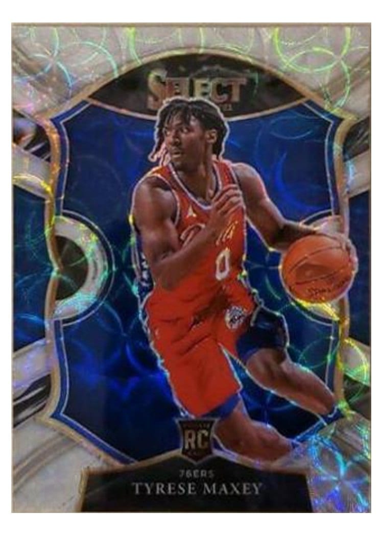 2020 Panini Select Tyrese Maxey #81 card