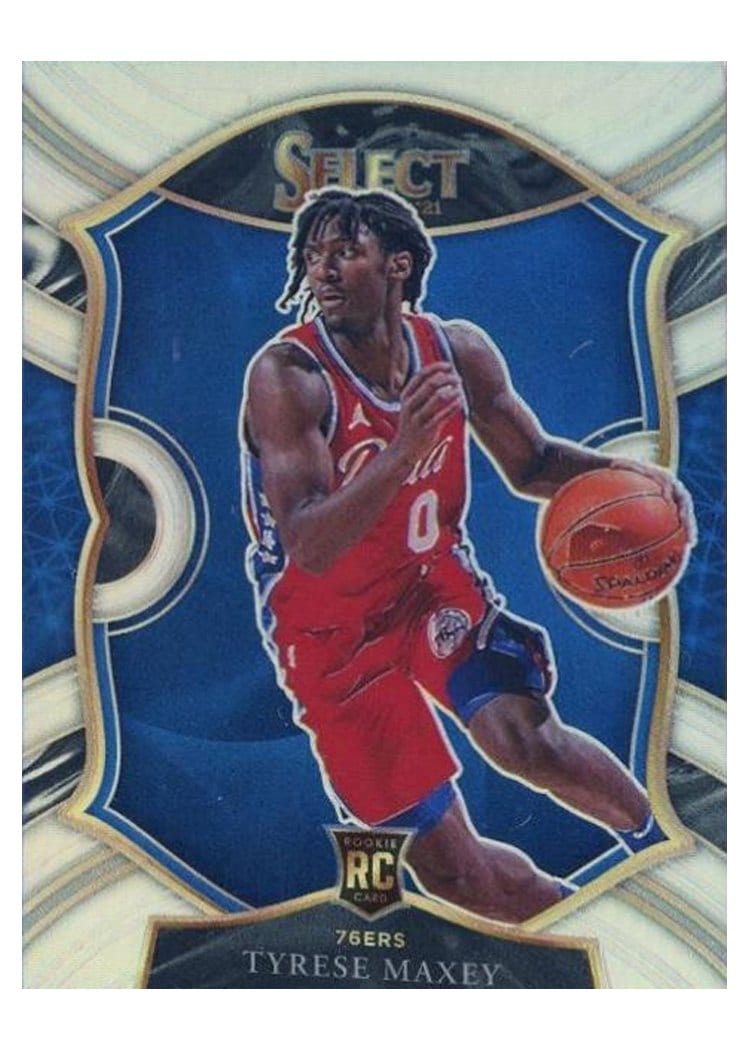2020 Panini Select Tyrese Maxey #81 card