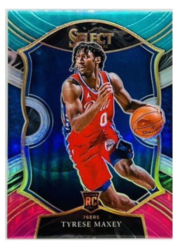 2020 Panini Select Tyrese Maxey #81 card