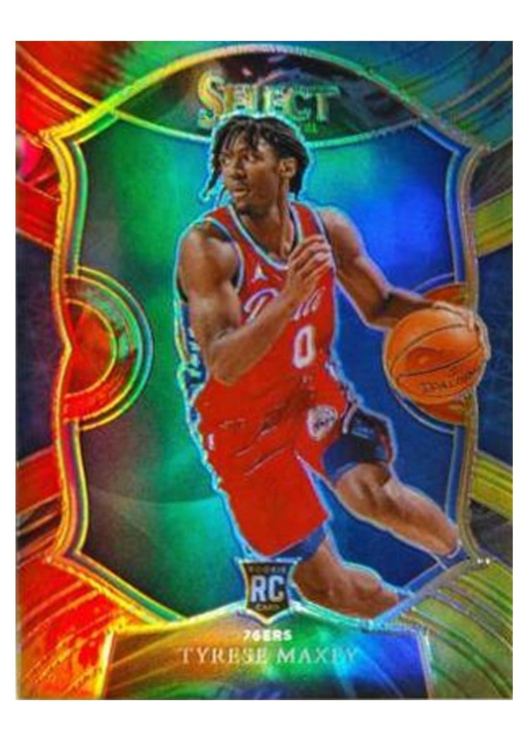 2020 Panini Select Tyrese Maxey #81 card