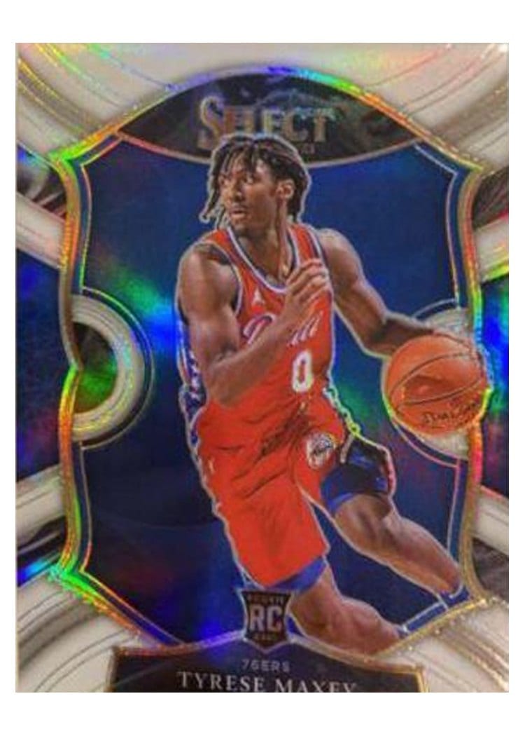 2020 Panini Select Tyrese Maxey #81 card