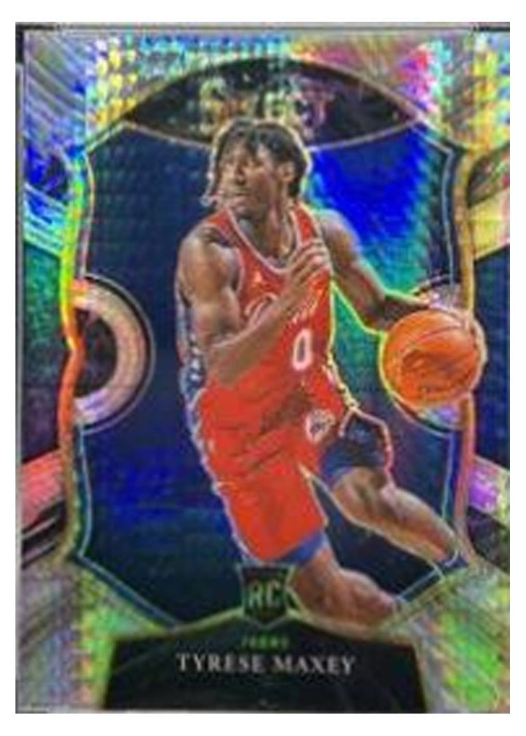 2020 Panini Select Tyrese Maxey #81 card