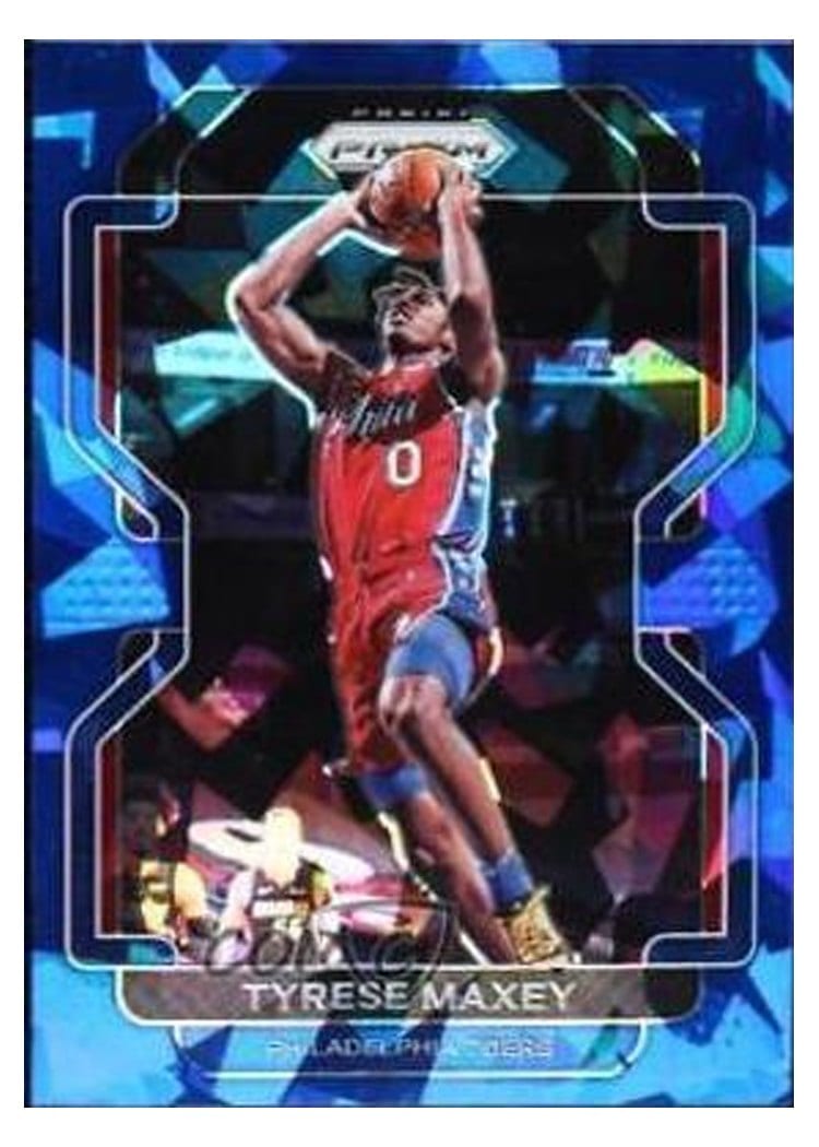 2021-22 Panini Prizm Base Set Tyrese Maxey #28 card