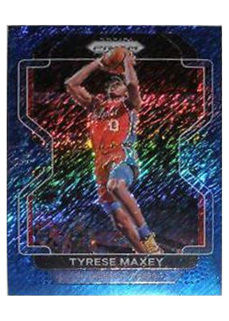 2021-22 Panini Prizm Base Set Tyrese Maxey #28 card