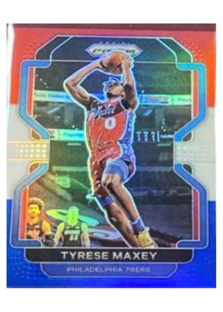 2021-22 Panini Prizm Base Set Tyrese Maxey #28 card