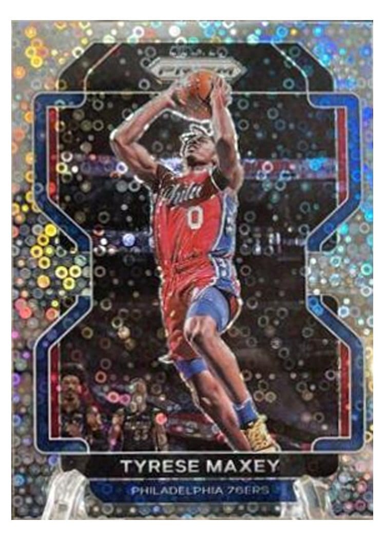 2021-22 Panini Prizm Base Set Tyrese Maxey #28 card
