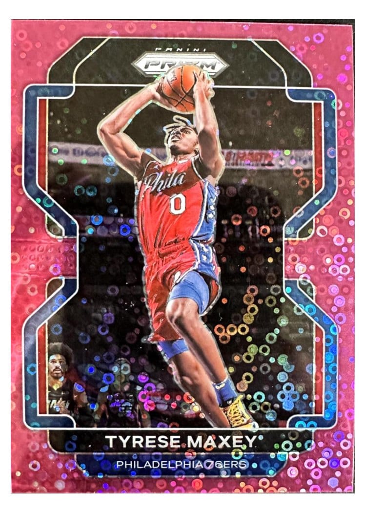 2021-22 Panini Prizm Base Set Tyrese Maxey #28 card