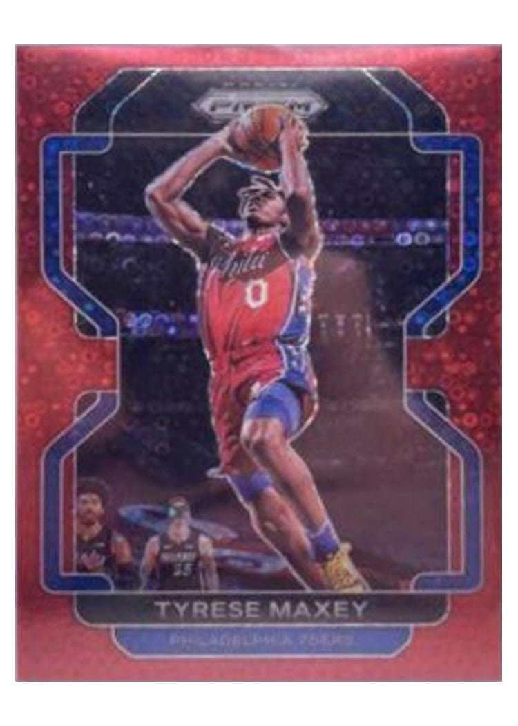 2021-22 Panini Prizm Base Set Tyrese Maxey #28 card