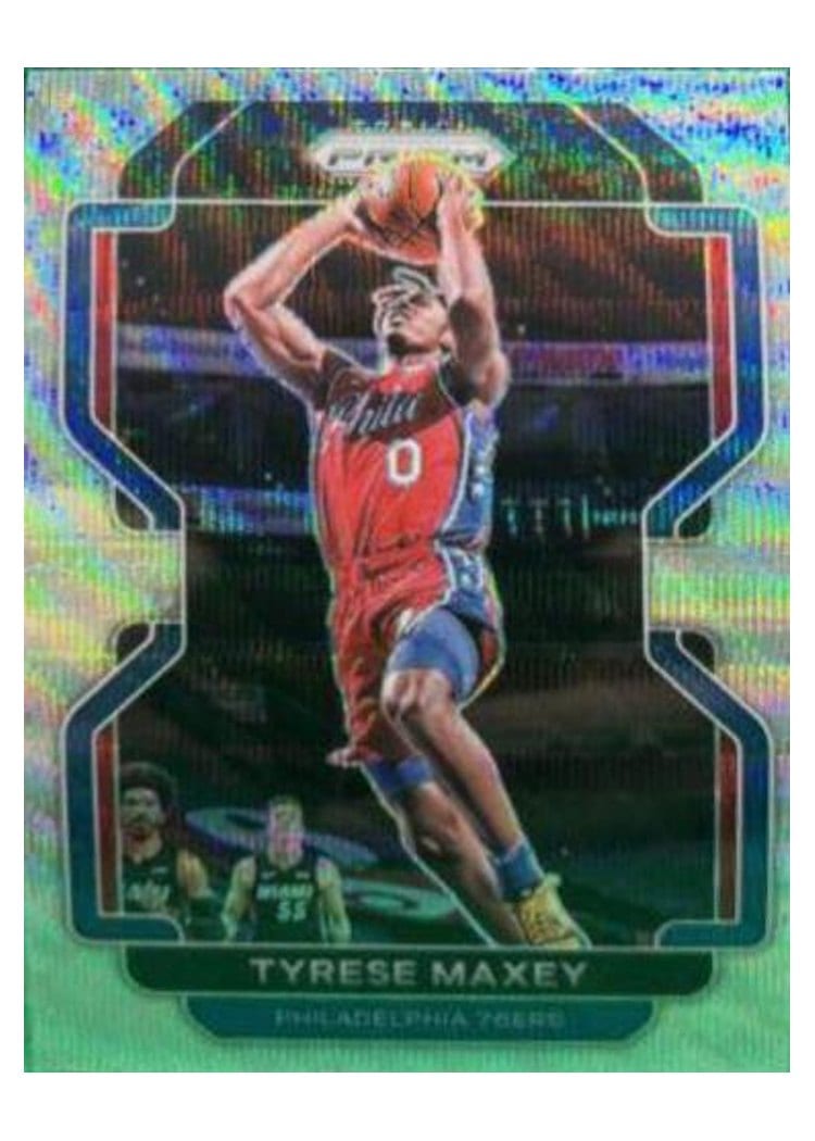 2021-22 Panini Prizm Base Set Tyrese Maxey #28 card