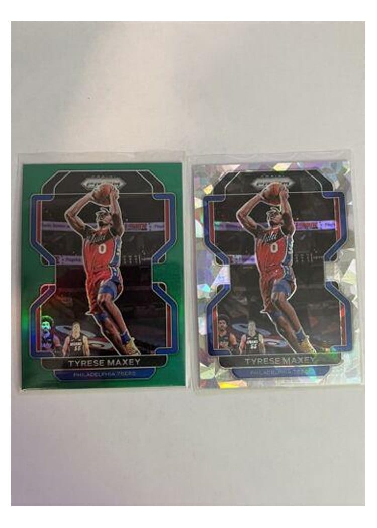 2021-22 Panini Prizm Base Set Tyrese Maxey #28 card