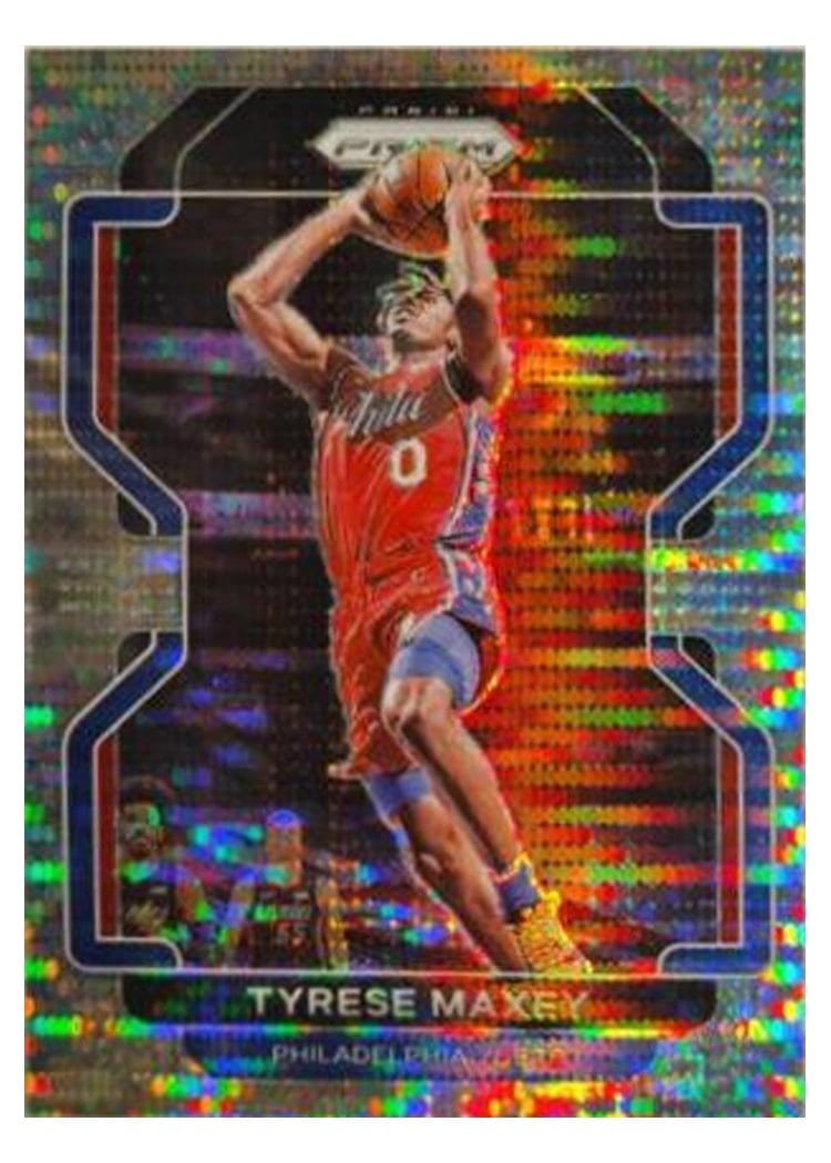2021-22 Panini Prizm Base Set Tyrese Maxey #28 card