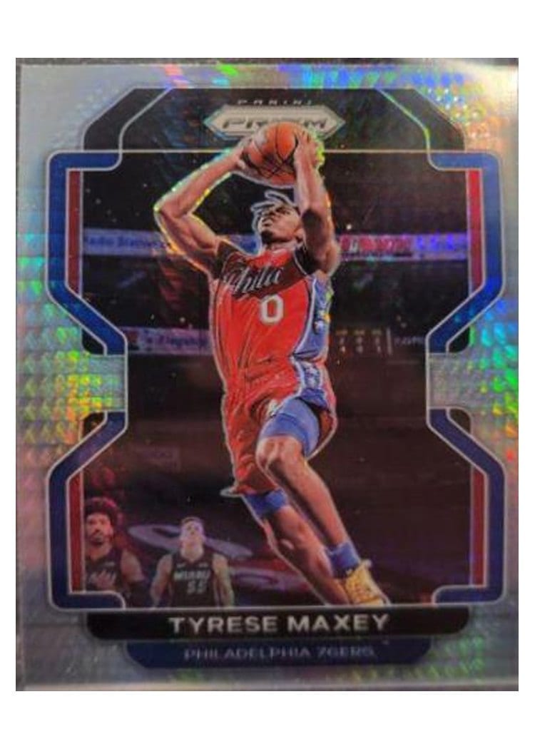 2021-22 Panini Prizm Base Set Tyrese Maxey #28 card