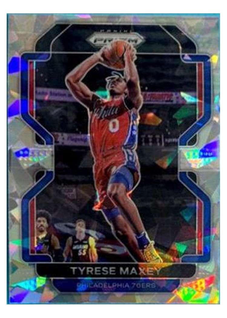 2021-22 Panini Prizm Base Set Tyrese Maxey #28 card